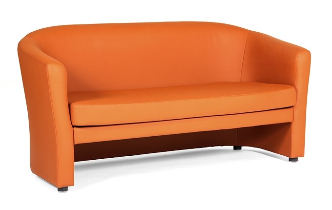 Прямой диван Крон трехместный, экокожа в Липецке - изображение 1